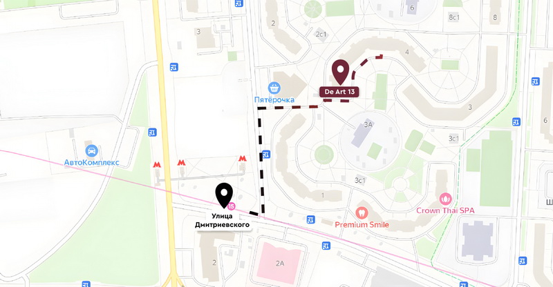 карта маршрута