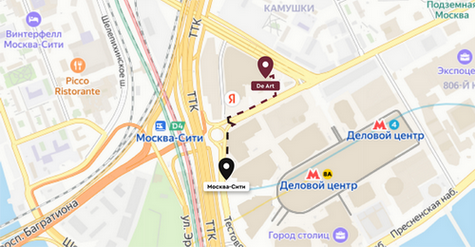 карта маршрута